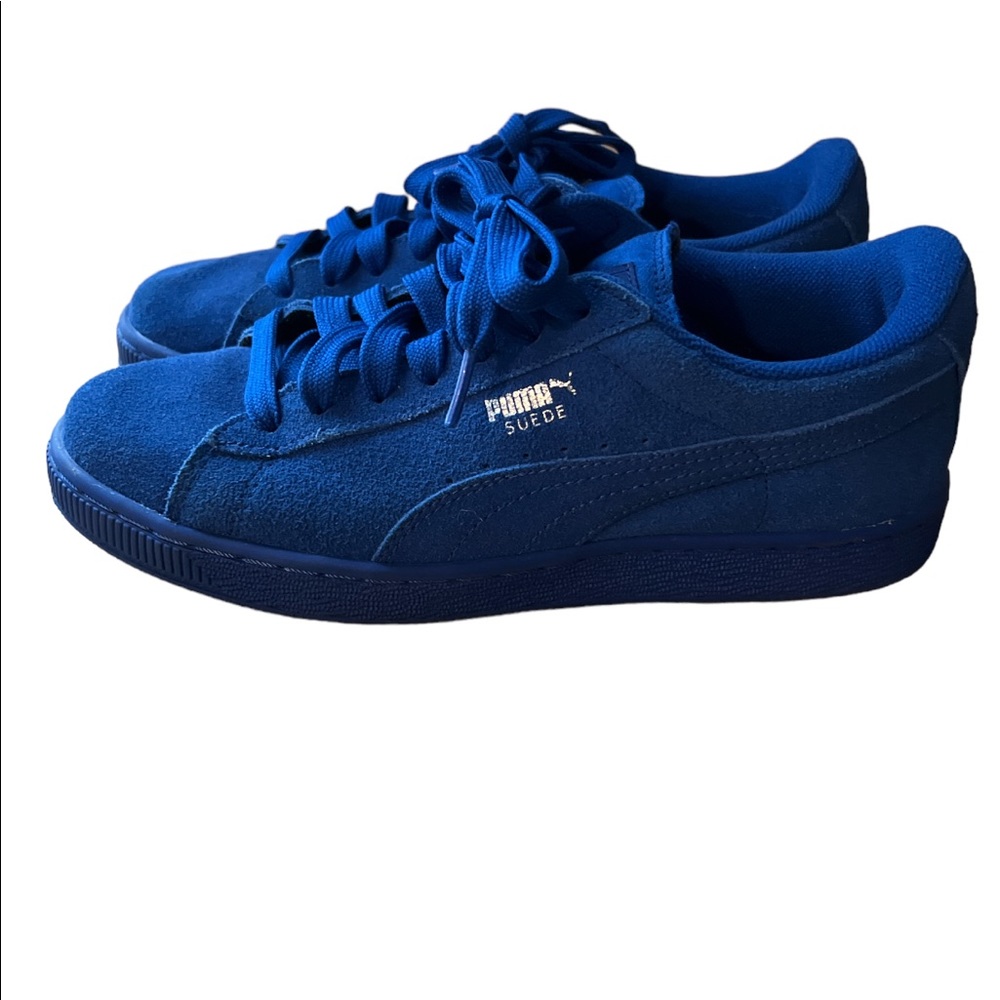 Puma blue suede classic sneakers